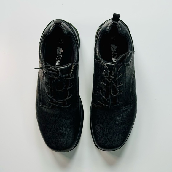 Denali Size 13 Men’s Steel Toe Black Lace-up Oxfords - Picture 2 of 10